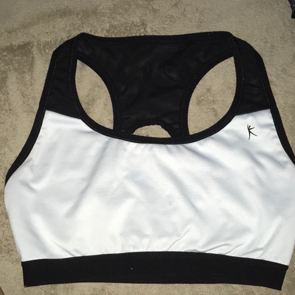 White Sports bras